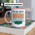 Golfer Tasse mit Spruch Was für Begabte, lustiges Geschenk f – Rosa [farbe:rosa]