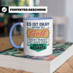 Golfer Tasse mit Spruch Was für Begabte, lustiges Geschenk f – Blau [farbe:blau]