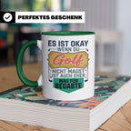 Golfer Tasse mit Spruch Was für Begabte, lustiges Geschenk f – Grün [farbe:grün]