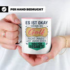 Golfer Tasse mit Spruch Was für Begabte, lustiges Geschenk f – Rosa [farbe:rosa]