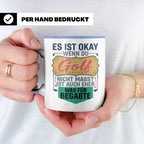 Golfer Tasse mit Spruch Was für Begabte, lustiges Geschenk f – Blau [farbe:blau]