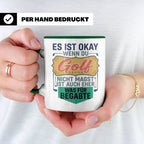Golfer Tasse mit Spruch Was für Begabte, lustiges Geschenk f – Grün [farbe:grün]