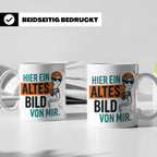 Kletterer Tasse mit Spruch Altes Bild von mir, Lustiges Sper – Weiß [farbe:weiß]