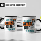 Kletterer Tasse mit Spruch Altes Bild von mir, Lustiges Sper – Schwarz [farbe:schwarz]