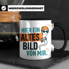 Kletterer Tasse mit Spruch Altes Bild von mir, Lustiges Sper – Schwarz [farbe:schwarz]