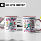 Volleyball Tasse Nicht Perfekt Dafür Spektakulär. Lustiges G – Rosa [farbe:rosa]