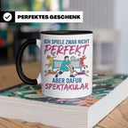Volleyball Tasse Nicht Perfekt Dafür Spektakulär. Lustiges G – Schwarz [farbe:schwarz]