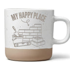 Maurer Tasse My Happy Place - Lustiges Geschenk für Handwerker - Baust – Bild 1