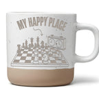Schach Tasse My Happy Place - Lustiges Geschenk für Brettspieler - Den – Bild 1