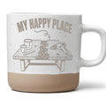 Epoxidharz Tasse My Happy Place - Geschenk für Handwerker & Holzkünstl – Bild 1