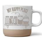 Fermentation Tasse My Happy Place - Lustiges Geschenk für Selbstversor – Bild 1