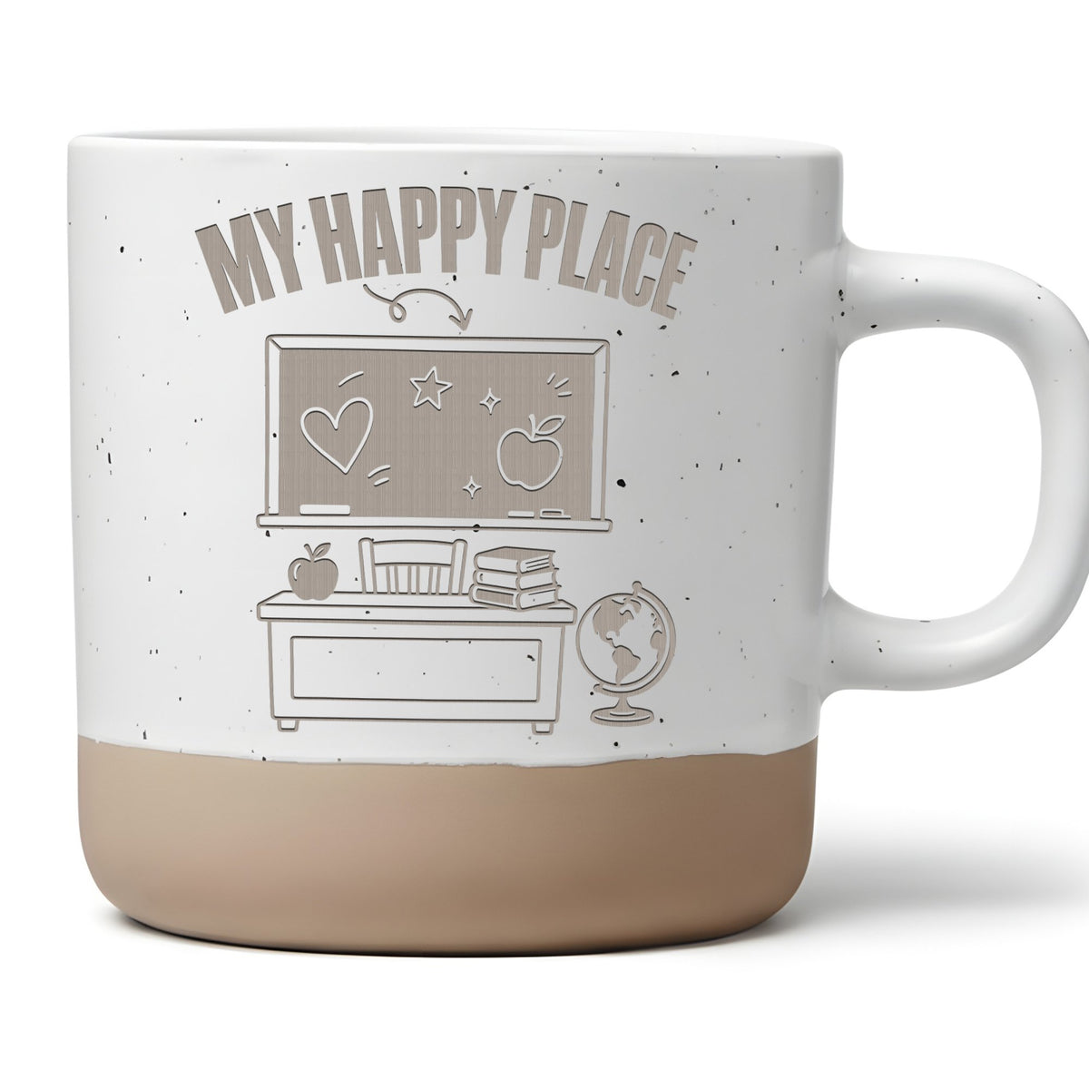 Lehrer Tasse My Happy Place - Süßes Geschenk für Pädagogen - Schule Kl – Bild 1
