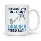 Drachen steigen lassen Tasse für Drachenflieger, lustiger Sp – Weiß [farbe:weiß]
