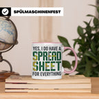 Excel Nerd Tasse "I have a Spreadsheet for Everything" Lusti – Rosa [farbe:rosa]