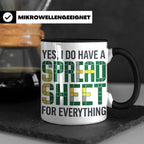 Excel Nerd Tasse "I have a Spreadsheet for Everything" Lusti – Schwarz [farbe:schwarz]