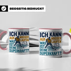 Eishockey Tasse mit Spruch Ich kann auf Wasser laufen Superk – Rosa [farbe:rosa]