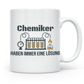 Chemiker Tasse mit Spruch 'Haben immer eine Lösung' Geschenk – Weiß [farbe:weiß]