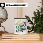 Golfer Tasse Mir Reichts Ich Geh Golfen, Lustiger Spruch für – Schwarz [farbe:schwarz]