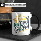 Golfer Tasse Mir Reichts Ich Geh Golfen, Lustiger Spruch für – Schwarz [farbe:schwarz]