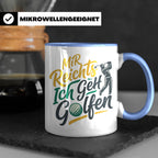 Golfer Tasse Mir Reichts Ich Geh Golfen, Lustiger Spruch für – Blau [farbe:blau]