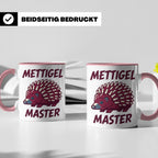 Mettigel Master Tasse für Mettliebhaber & Fleischer, lustige – Rosa [farbe:rosa]