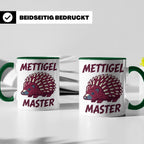 Mettigel Master Tasse für Mettliebhaber & Fleischer, lustige – Grün [farbe:grün]