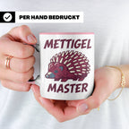Mettigel Master Tasse für Mettliebhaber & Fleischer, lustige – Rosa [farbe:rosa]
