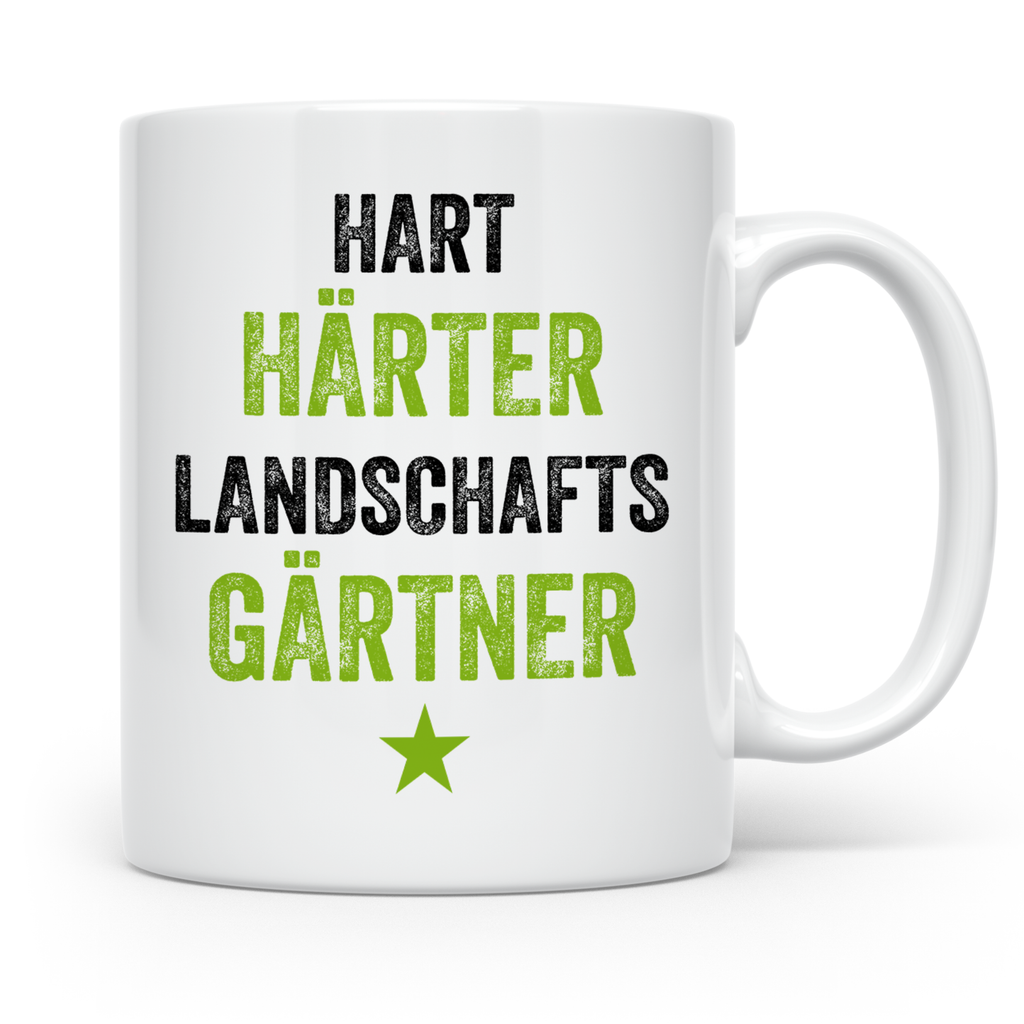 Gärtner Tasse - Härter Gärtner Geschenkidee für Gartenarbeit – Weiß [farbe:weiß]