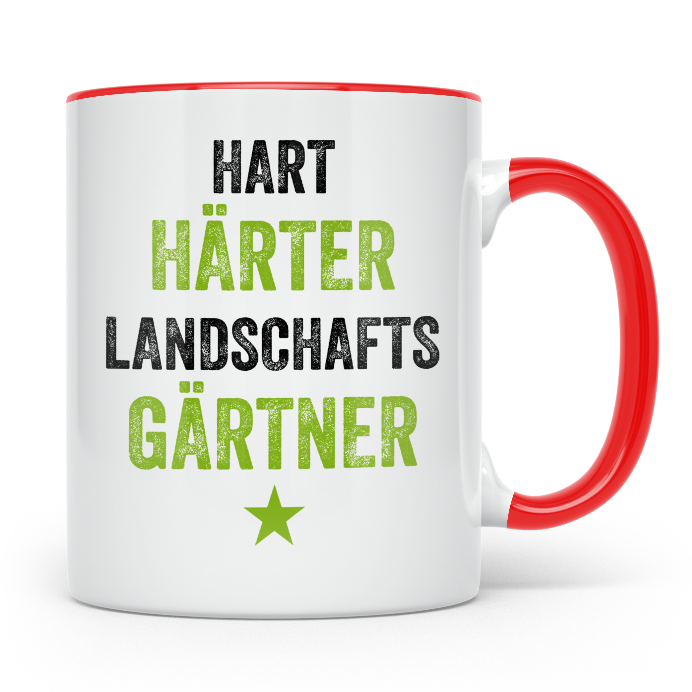 Gärtner Tasse - Härter Gärtner Geschenkidee für Gartenarbeit – Rot [farbe:rot]