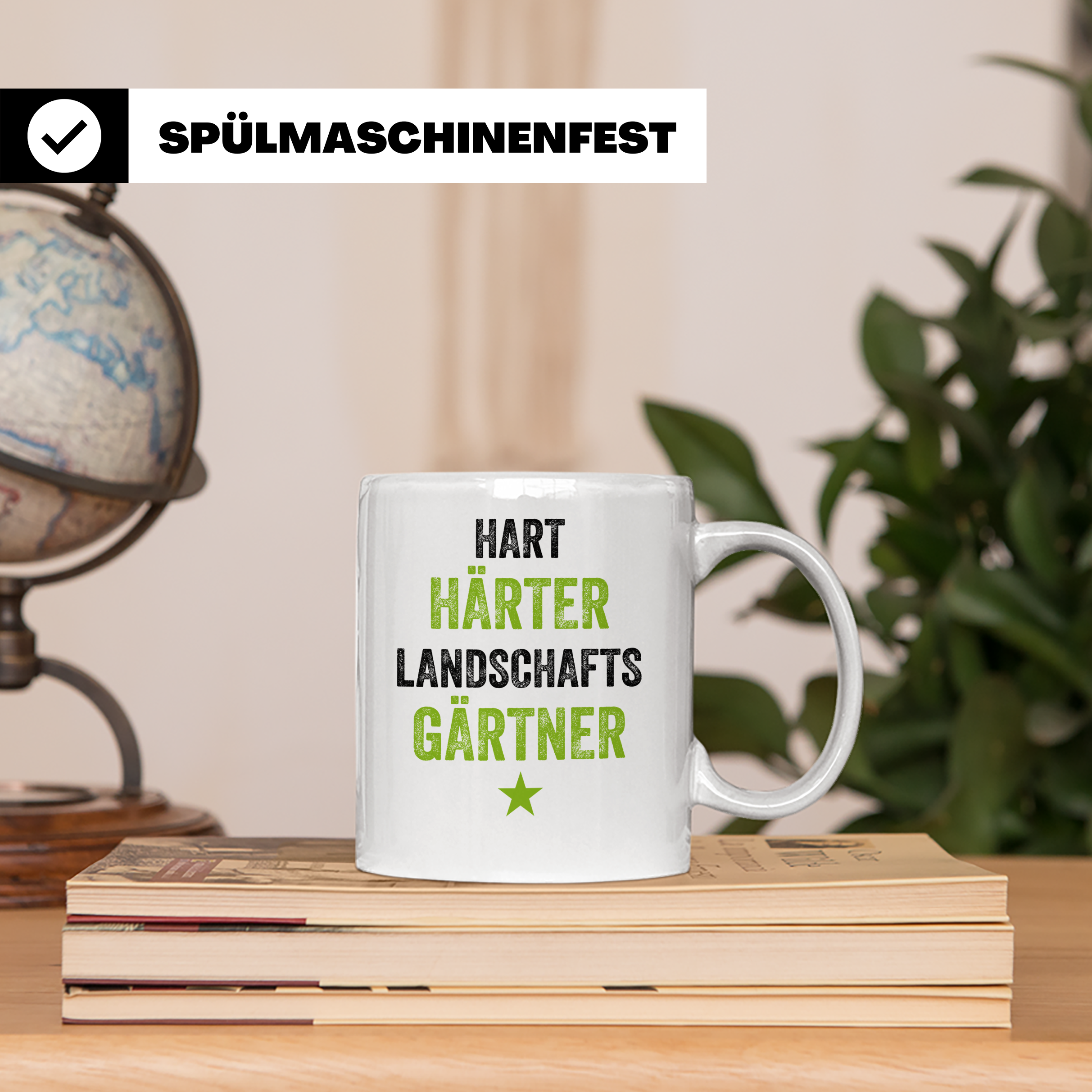 Gärtner Tasse - Härter Gärtner Geschenkidee für Gartenarbeit – Weiß [farbe:weiß]