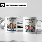 Koch Tasse mit Spruch Leg das Rezept weg, Geschenk für Köche – Weiß [farbe:weiß]