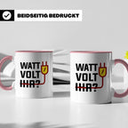 Elektriker Tasse - Stromschlag Gefahr - Techniker Geschenkid – Rosa [farbe:rosa]