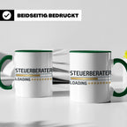 Steuerberater Tasse Loading | Geschenk bestandene Prüfung, l – Grün [farbe:grün]