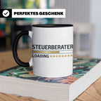 Steuerberater Tasse Loading | Geschenk bestandene Prüfung, l – Schwarz [farbe:schwarz]