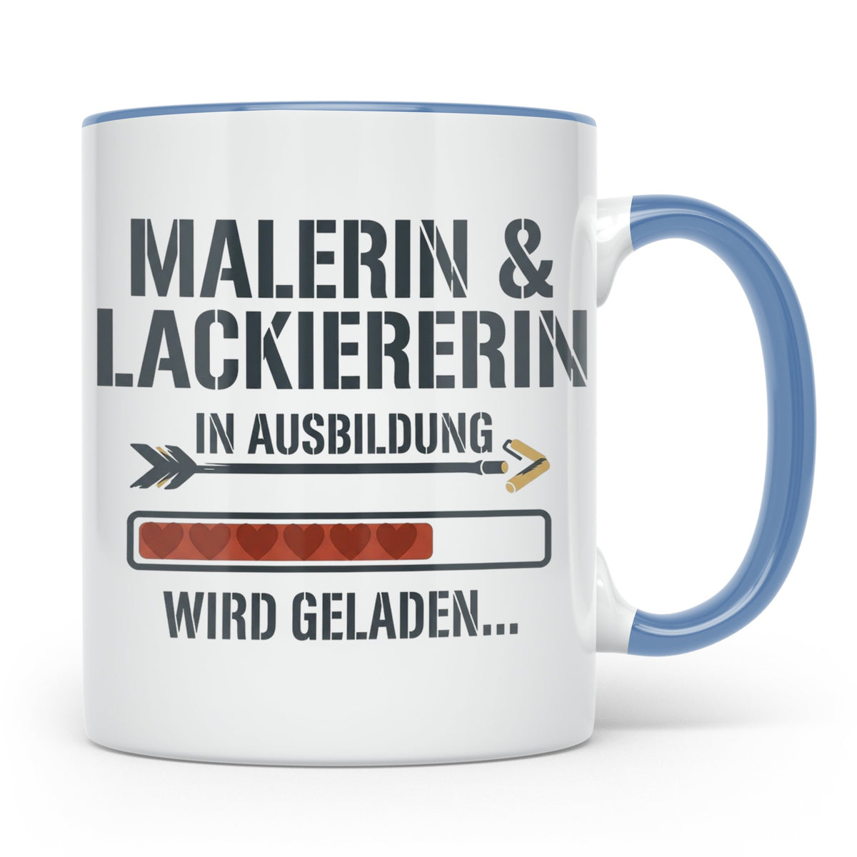 Malerin & Lackiererin Tasse für Azubi in Ausbildung, Geschen – Blau [farbe:blau]