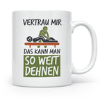 Physiotherapeut Tasse mit Spruch Vertrau mir das kann man de – Weiß [farbe:weiß]