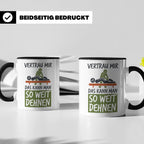 Physiotherapeut Tasse mit Spruch Vertrau mir das kann man de – Schwarz [farbe:schwarz]