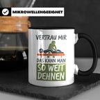 Physiotherapeut Tasse mit Spruch Vertrau mir das kann man de – Schwarz [farbe:schwarz]
