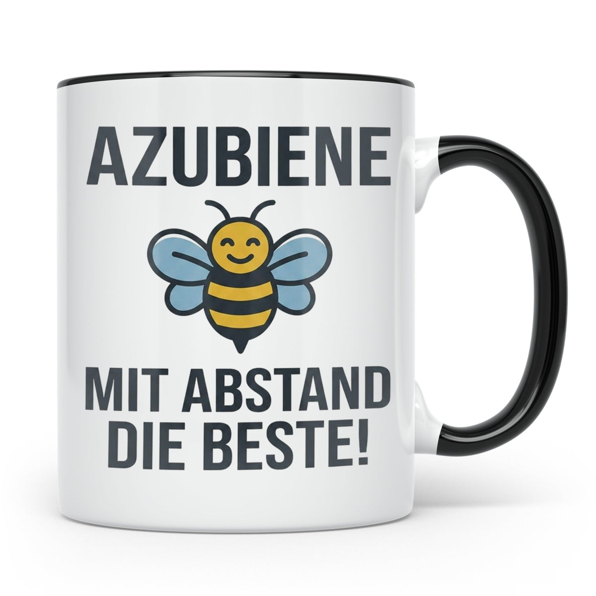 Azubiene Tasse Geschenk für beste Auszubildende Frau, lustig – Schwarz [farbe:schwarz]