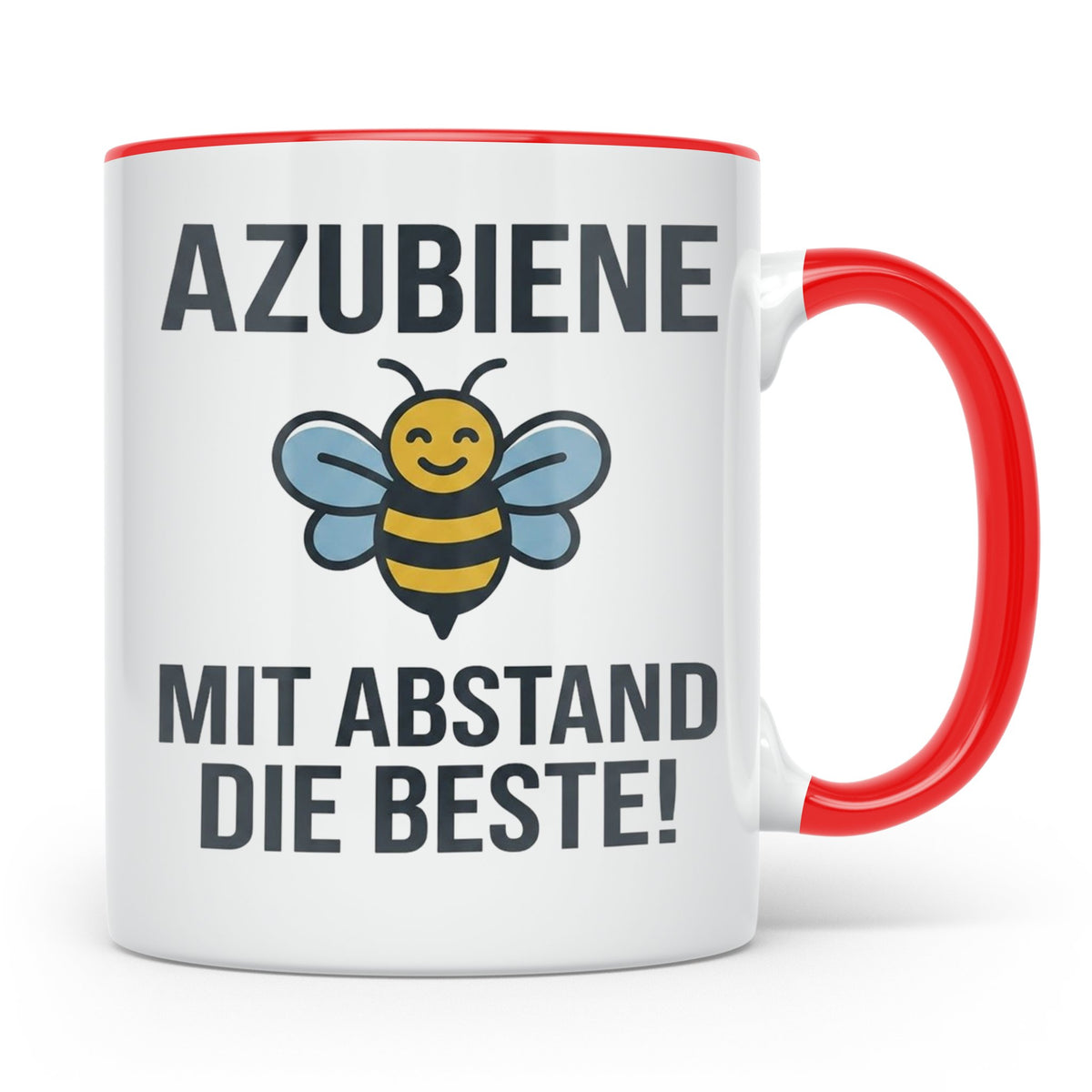 Azubiene Tasse Geschenk für beste Auszubildende Frau, lustig – Rot [farbe:rot]
