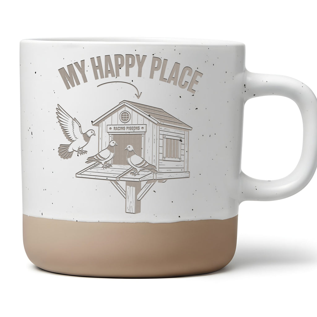 Taubenschlag Tasse My Happy Place - Geschenk für Brieftaubenzüchter -  – Bild 1