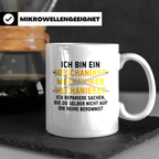 Mechaniker Tasse - Richtige Schreibweise KFZ Schrauber Werks – Weiß [farbe:weiß]