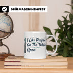 Chirurg Tasse Lustig | I Like People Open Spruch Kaffeebeche – Weiß [farbe:weiß]