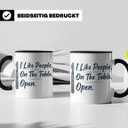 Chirurg Tasse Lustig | I Like People Open Spruch Kaffeebeche – Schwarz [farbe:schwarz]