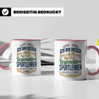Sportlehrer Tasse Legendärer Spruch | Geschenk für Turnlehre – Rosa [farbe:rosa]