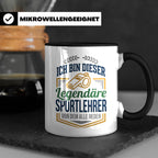 Sportlehrer Tasse Legendärer Spruch | Geschenk für Turnlehre – Schwarz [farbe:schwarz]