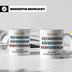 Referendar Tasse lustig Rechtschreibung, Geschenk für Lehram – Weiß [farbe:weiß]