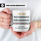 Referendar Tasse lustig Rechtschreibung, Geschenk für Lehram – Weiß [farbe:weiß]