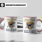Beagle Tasse mit Spruch braucht kein Training sondern ein Wu – Rosa [farbe:rosa]
