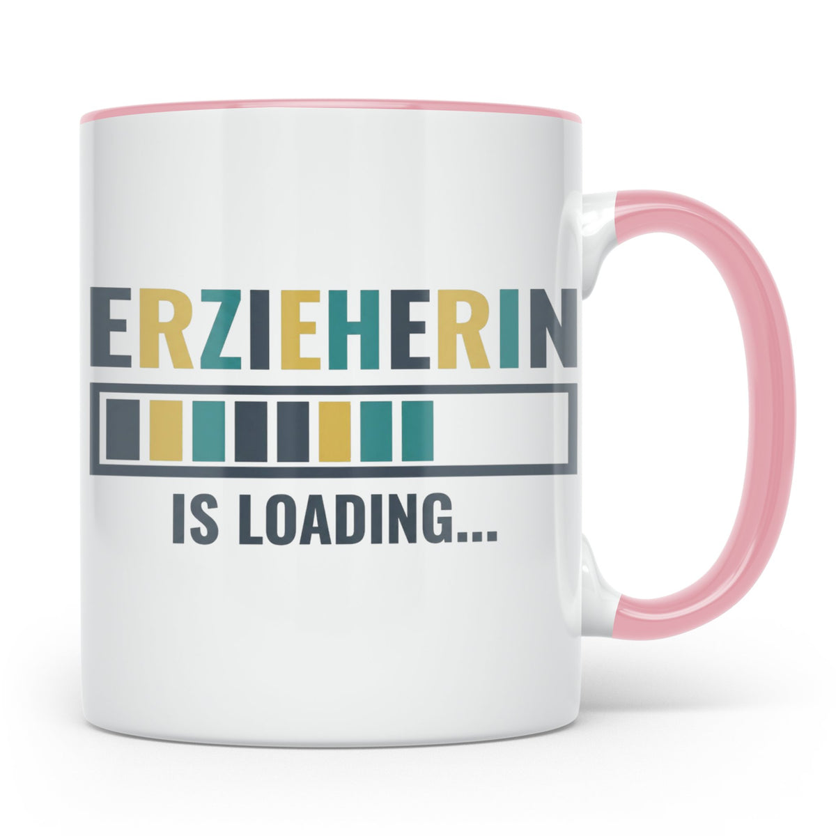 Erzieherin is Loading Tasse, Geschenk für angehende Erzieher – Rosa [farbe:rosa]